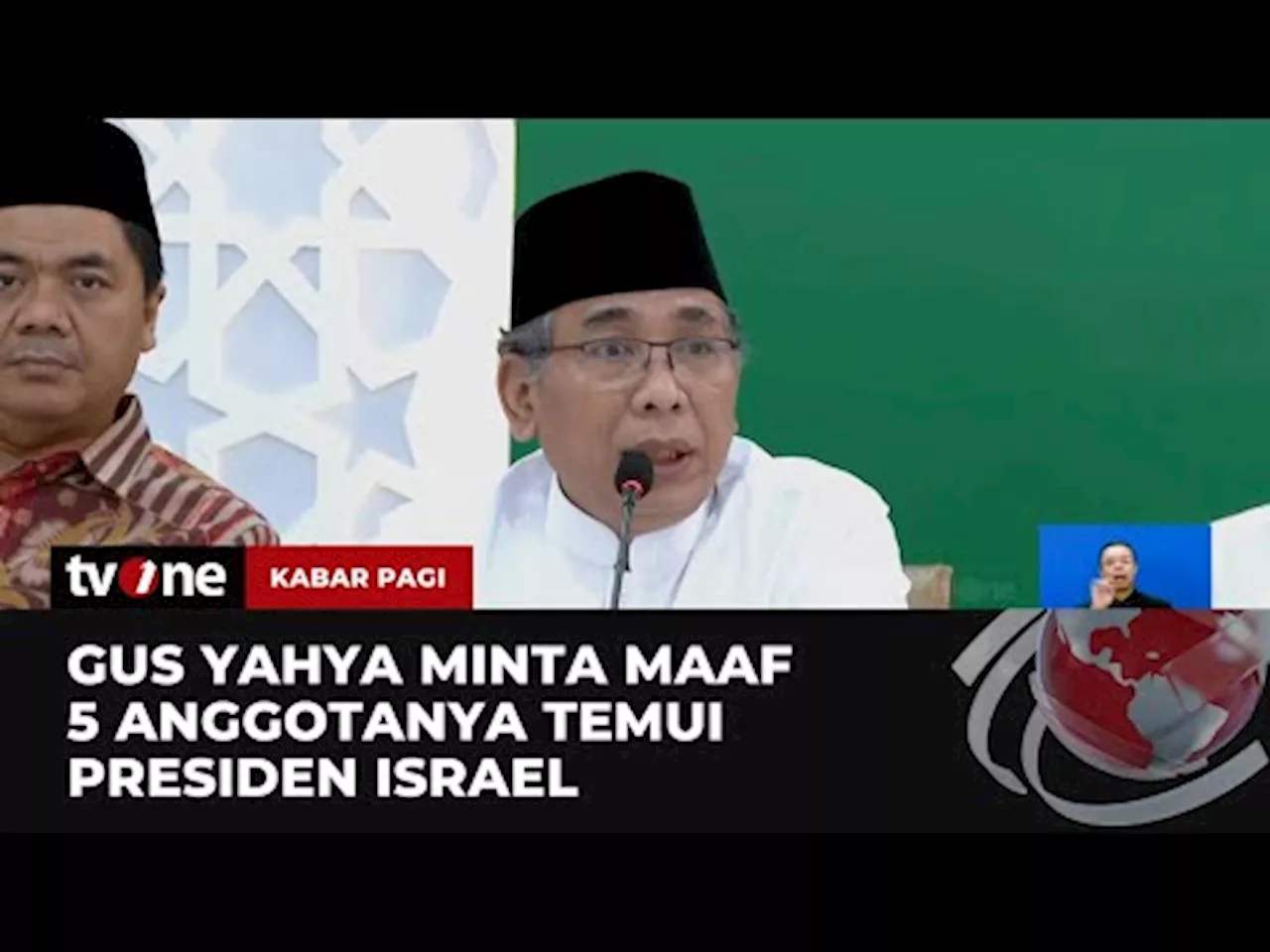 Gus Yahya Minta Maaf soal 5 Kader NU Berjumpa dengan Presiden Israel