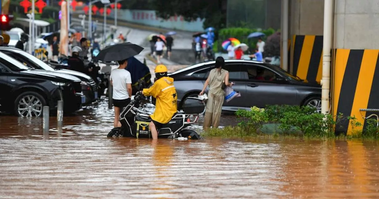 Video: catástrofe por fuertes lluvias en el centro de China