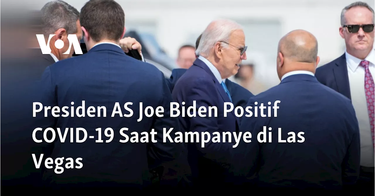 Presiden AS Joe Biden Positif COVID-19 Saat Kampanye di Las Vegas