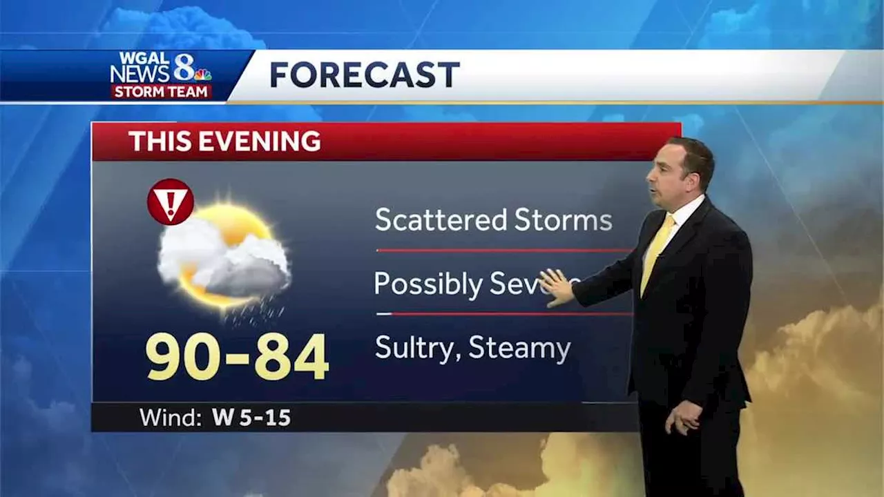 Alert: Strong To Severe Storms Possible Wednesday Evening