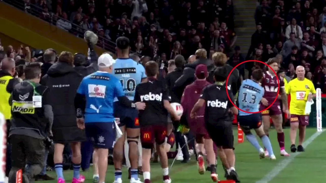 Cameron Murray joining State of Origin brawl from the sidelines was ‘unacceptable’, Maroons say