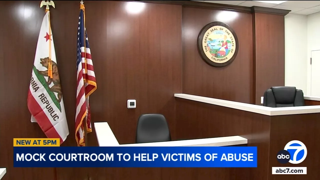 Mock courtroom in Van Nuys helps abuse victims prepare for court