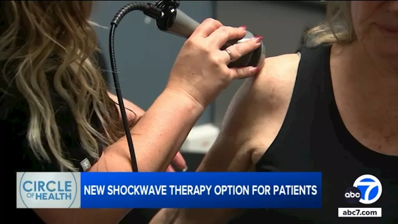 Shockwave therapy can provide fast, permanent pain relief from strained muscles, doctors say