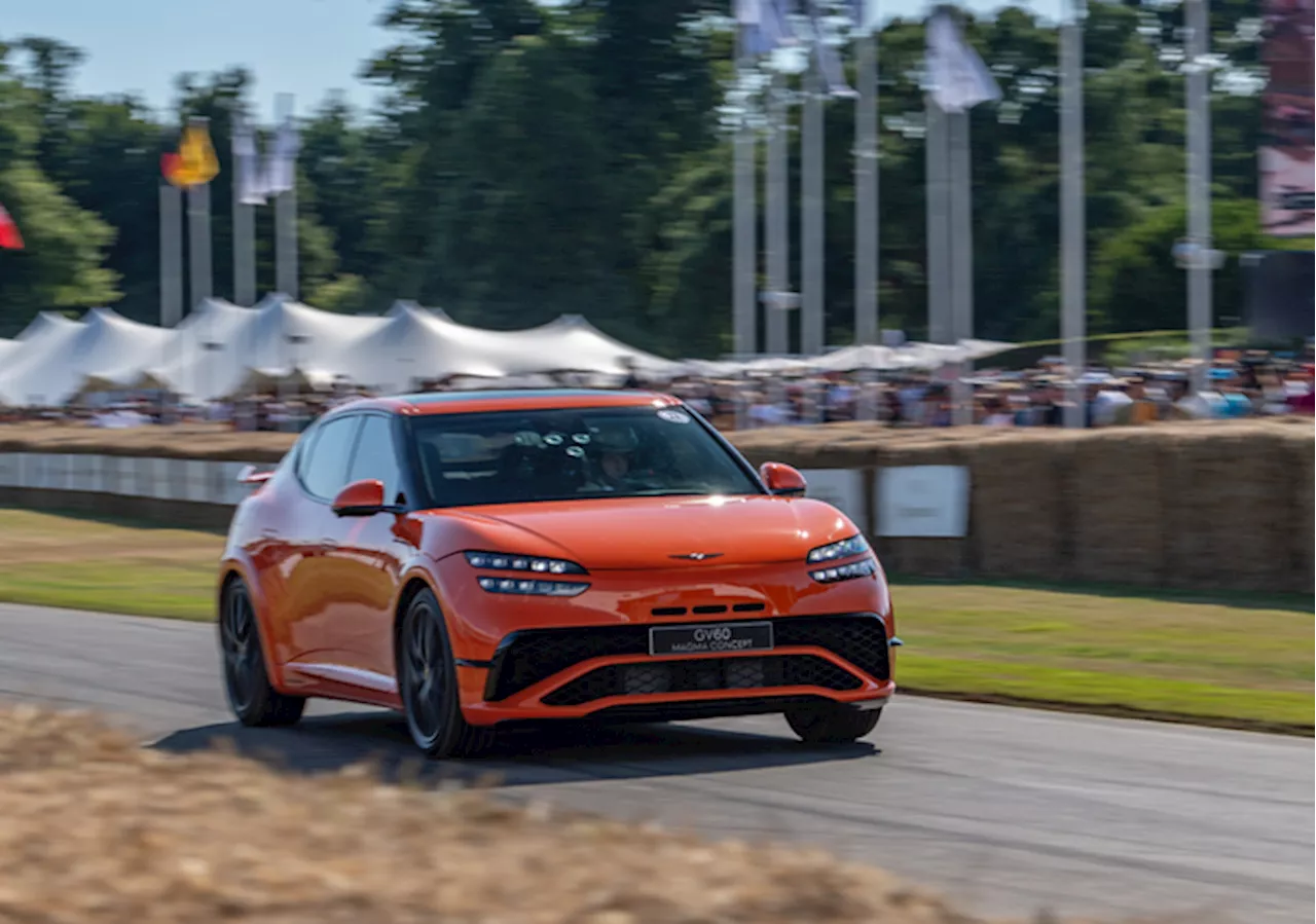 Genesis GV60 Magma Concept impressiona al Festival of Speed