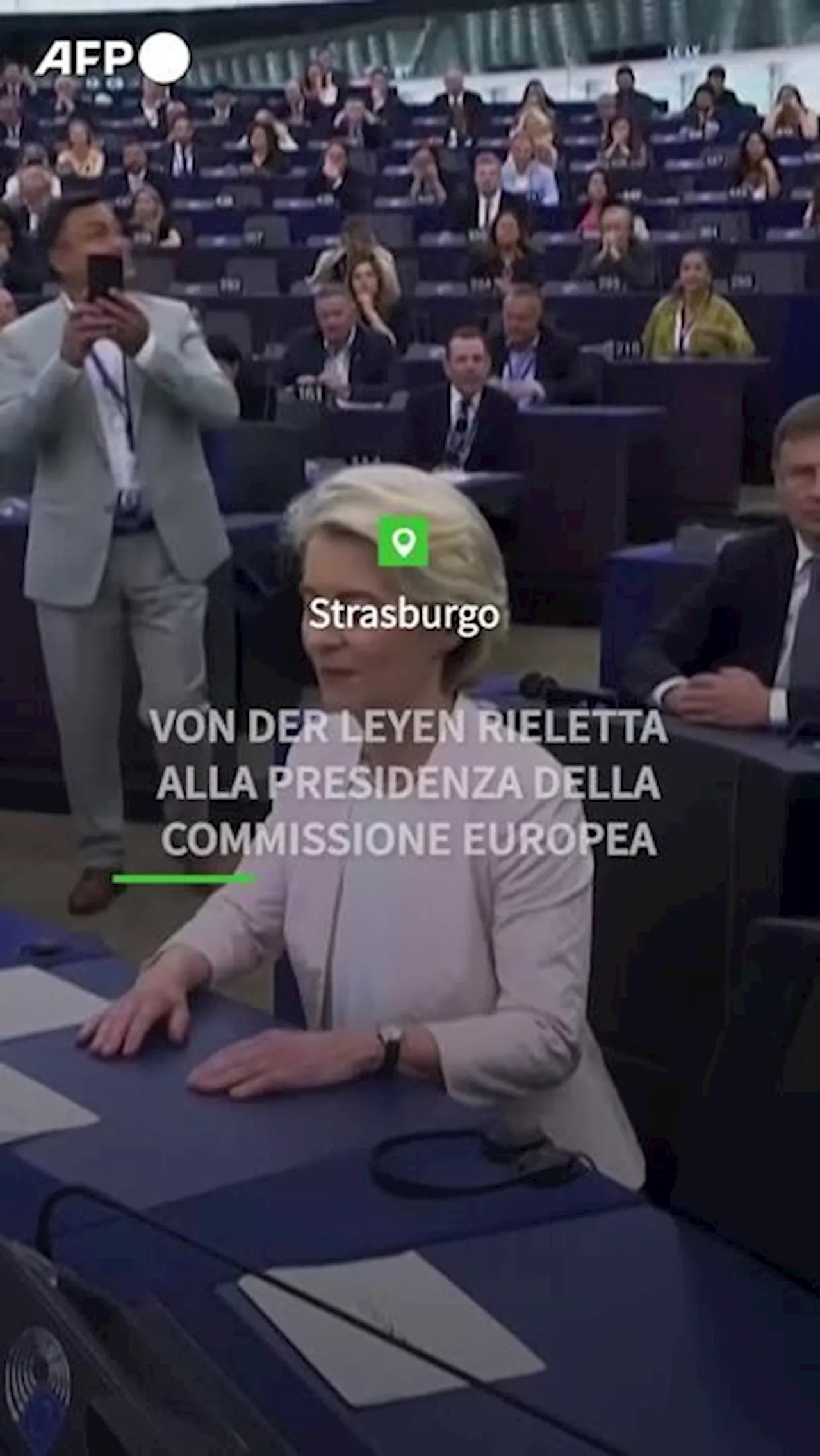 Von der Leyen rieletta alla presidenza della Commissione Europea