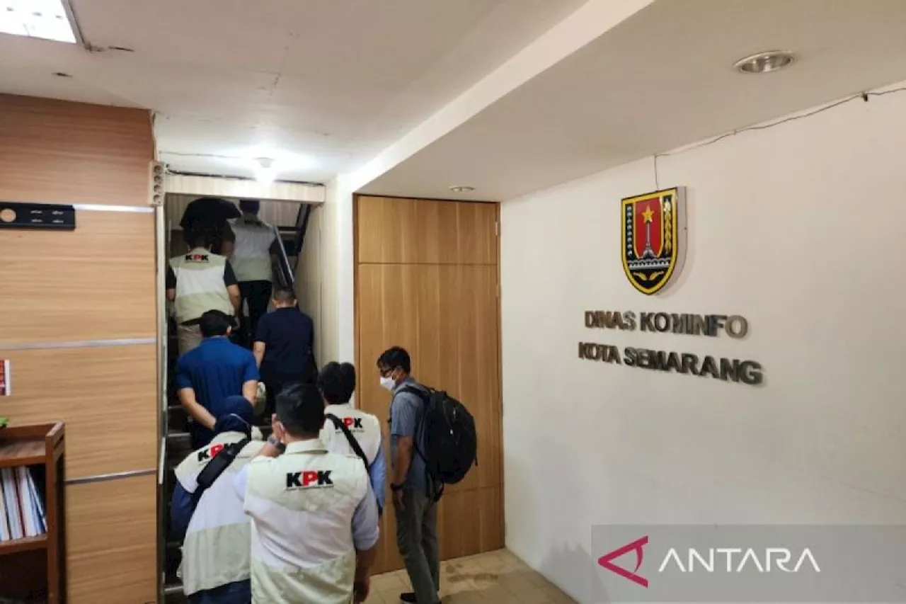 Kantor Dinas Kominfo Semarang jadi lokasi ketiga penggeledahan KPK