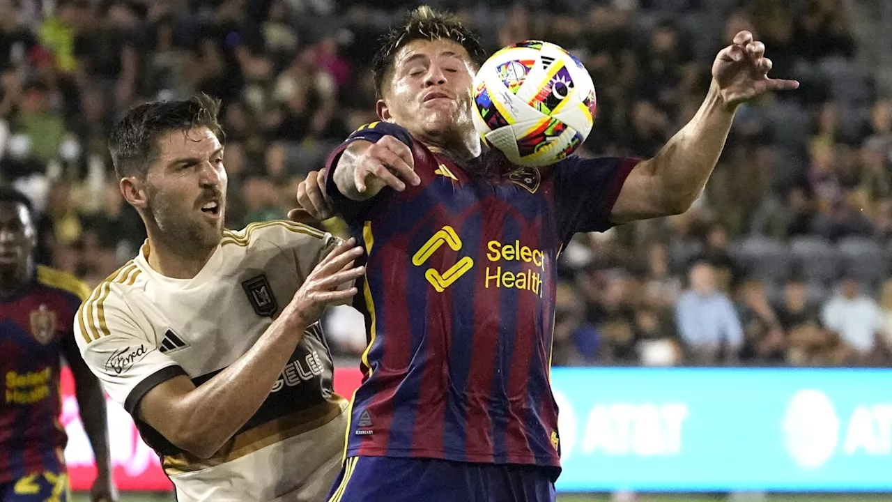 LAFC, Real Salt Lake fall out of first place in the West while playing to a 1-1 tie