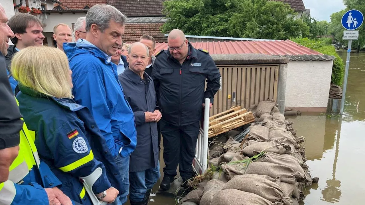 Hochwasserhilfe: Markus Söder erinnert den Kanzler an sein Versprechen