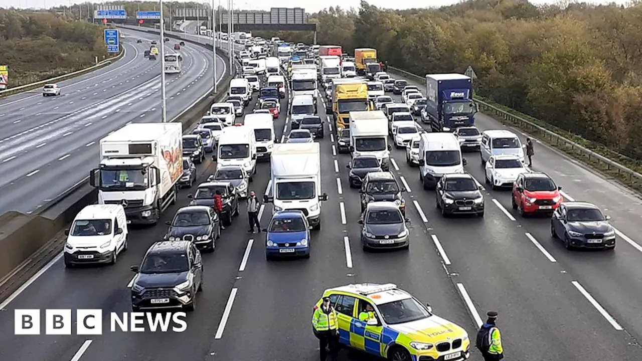 Just Stop Oil protesters jailed after M25 blocked