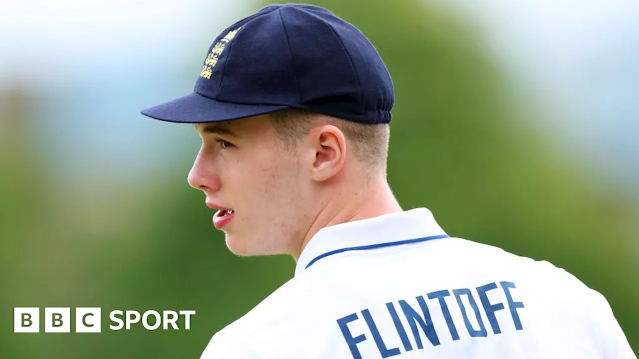 Rocky Flintoff: Son of Andrew Flintoff hits century for England Under-19s against Sri Lanka