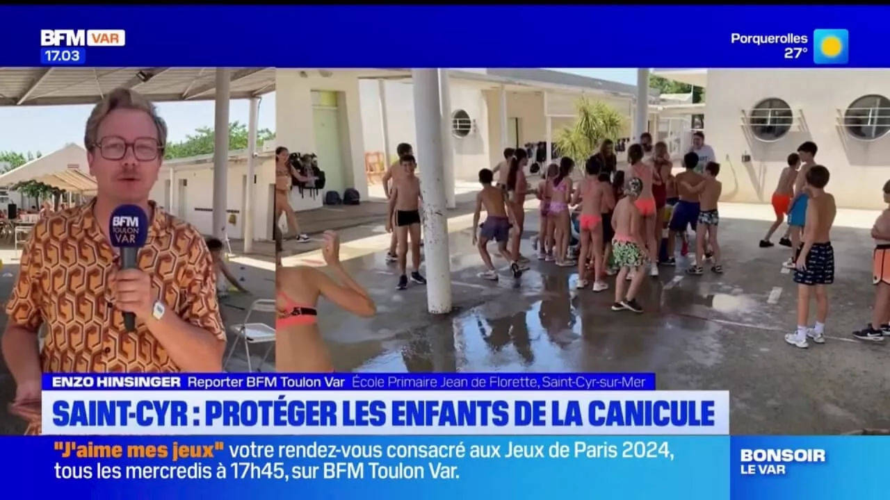 Saint-Cyr: le centre aéré de la commune s’adapte à la canicule