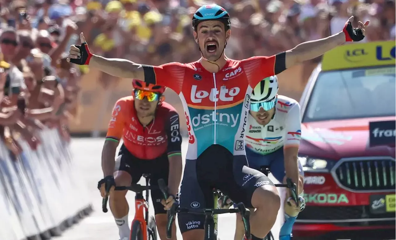 Victor Campenaerts se quedó con la 18 etapa del Tour de Francia