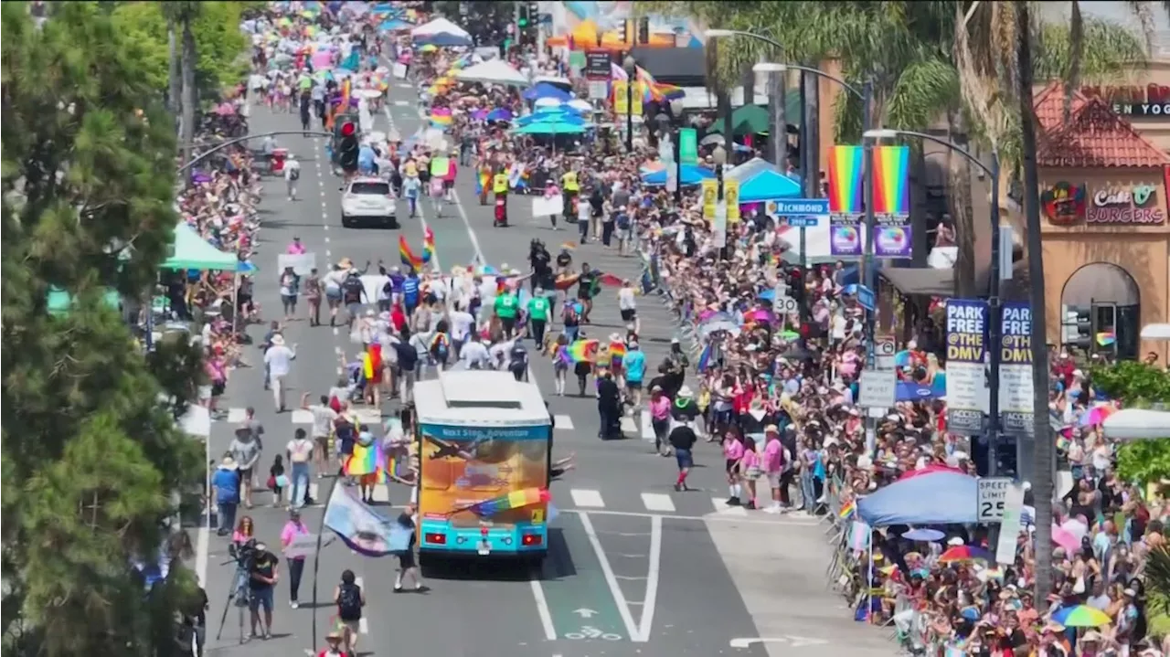 Here's a behind the scenes look into some featured floats in San Diego Pride parade