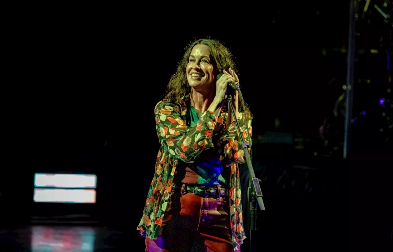 Alanis Morissette gives animated and vocally powerful performance for excited fans at Blossom