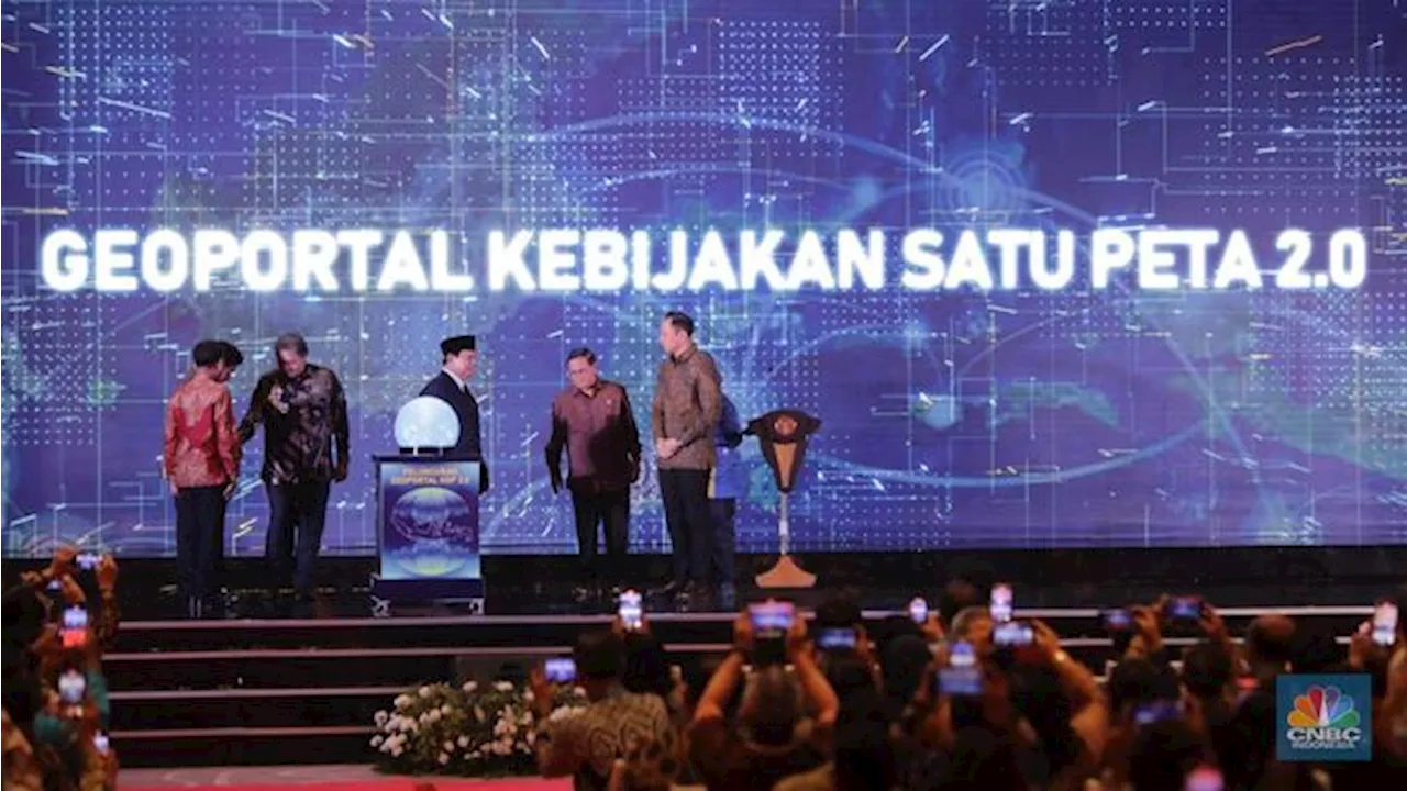 Prabowo & Airlangga Luncurkan Geoportal Kebijakan Satu Peta 2.0