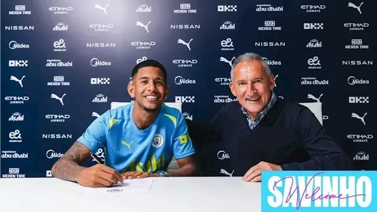 Manchester City anuncia Savinho como novo reforço