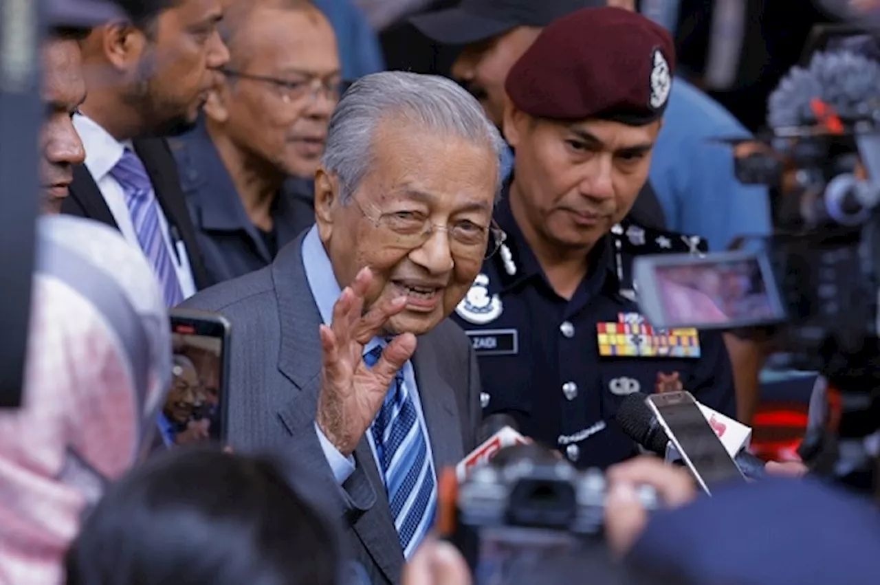 Dr Mahathir hospitalised for coughing since Monday