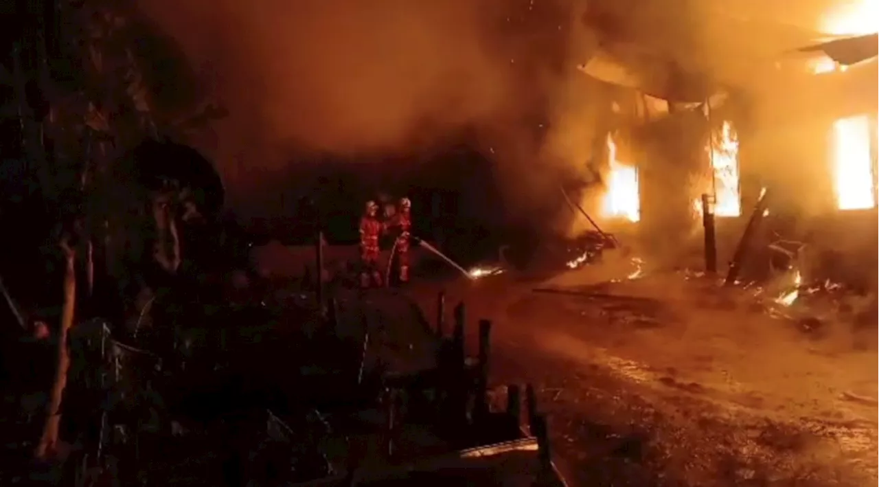 Fires destroy 10 houses in Tawau, Kota Kinabalu: Woman suffers burns in Tawau