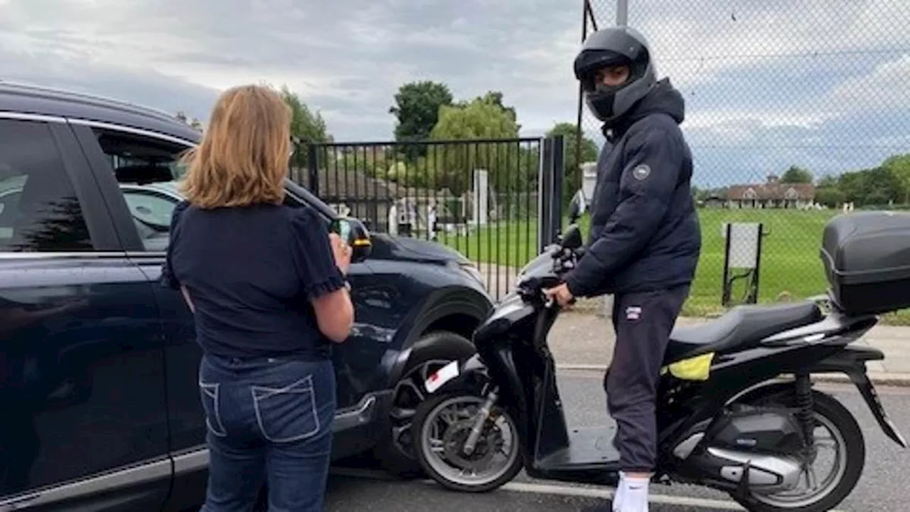 Army of moped scammers targeting mothers and women drivers: 'Crash for cash' crime epidemic that can...