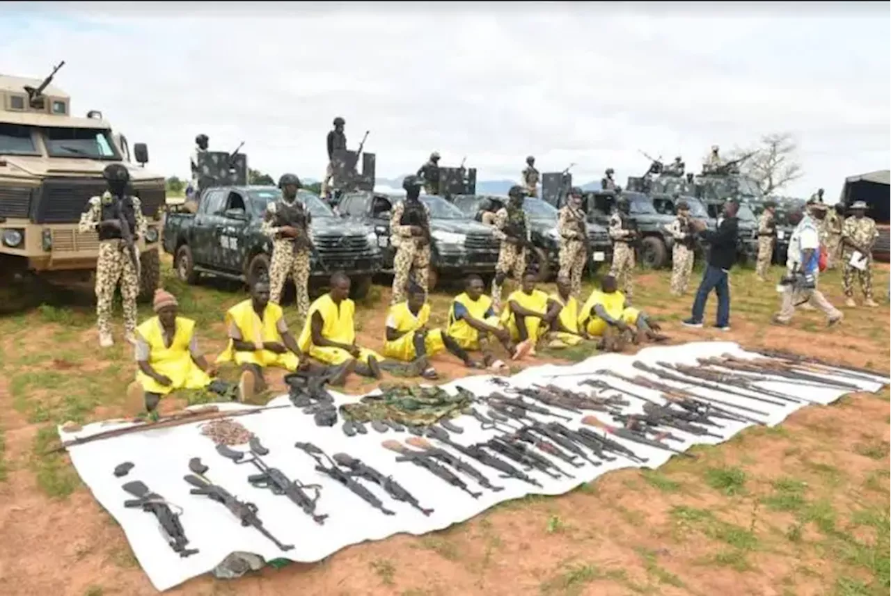 Nigerian Army recovers large cache of weapons in Plateau State, 8 suspects arrested