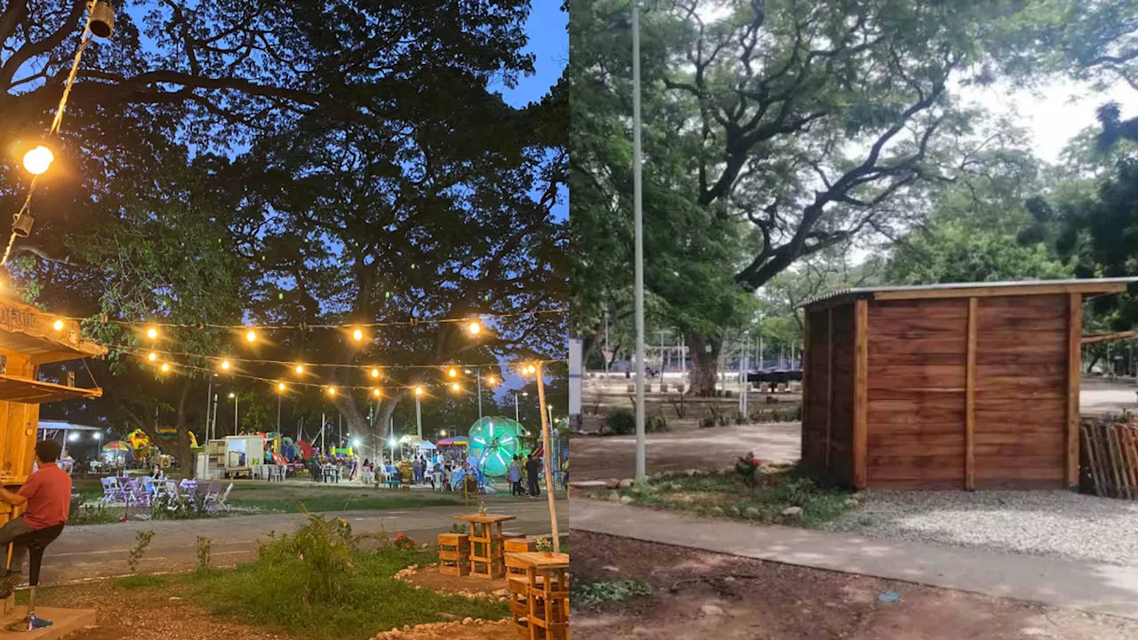 Quejas por falta de iluminación en el parque Los Algarrobillos en Valledupar