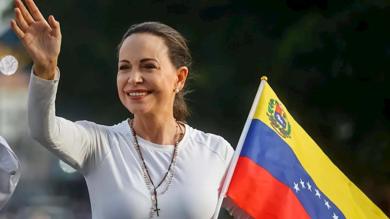 Urgente: líder opositora venezolana María Corina Machado denuncia atentado en su contra