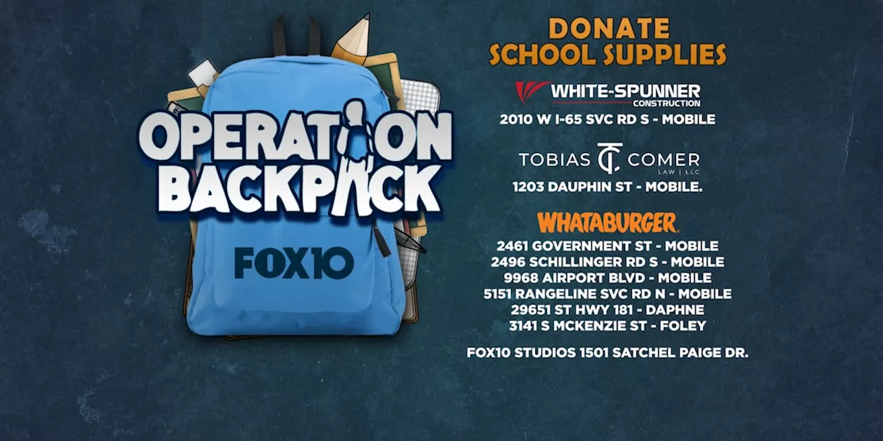 ‘Operation Backpack’ underway