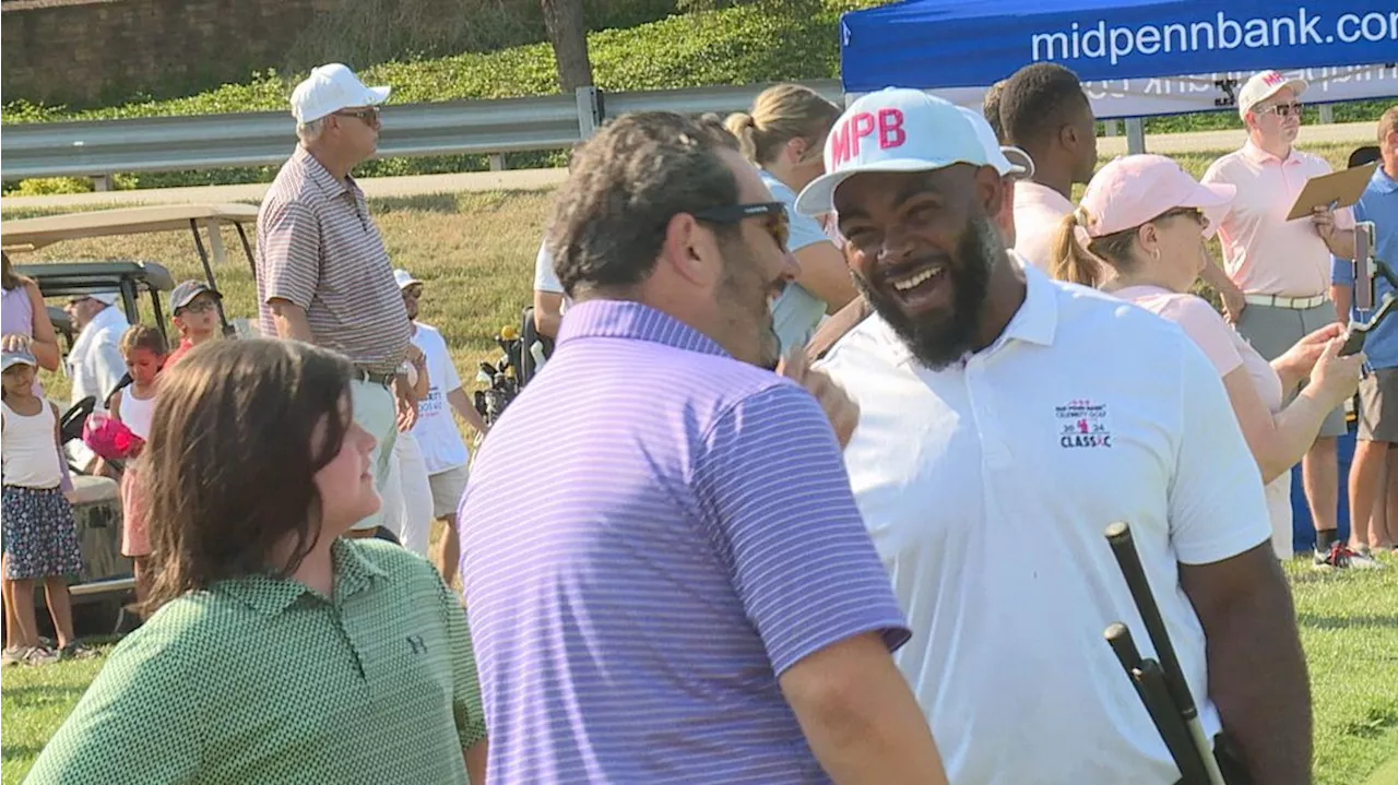 Big-time athletes swing for a cure at Mid Penn Bank Celebrity Golf Classic