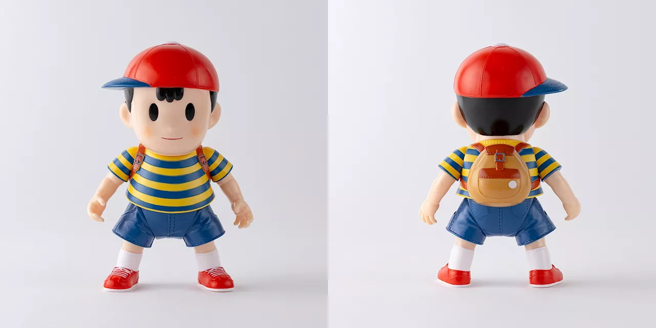 スーファミ「MOTHER2」ネスのソフビフィギュアがほぼ日にて抽選販売決定！ PKフラッシュやふつうのバット付属