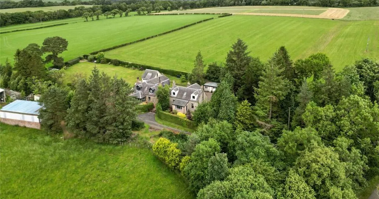 Lanarkshire villa with 15 acres and stunning views over Clyde Valley hits market