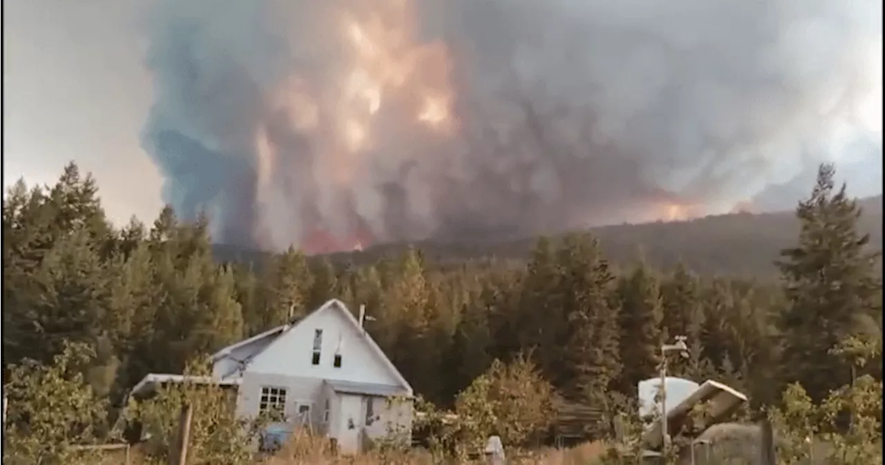 Wildfire near Spences Bridge sparks ‘tactical evacuations,’ new fires flare in Kootenays