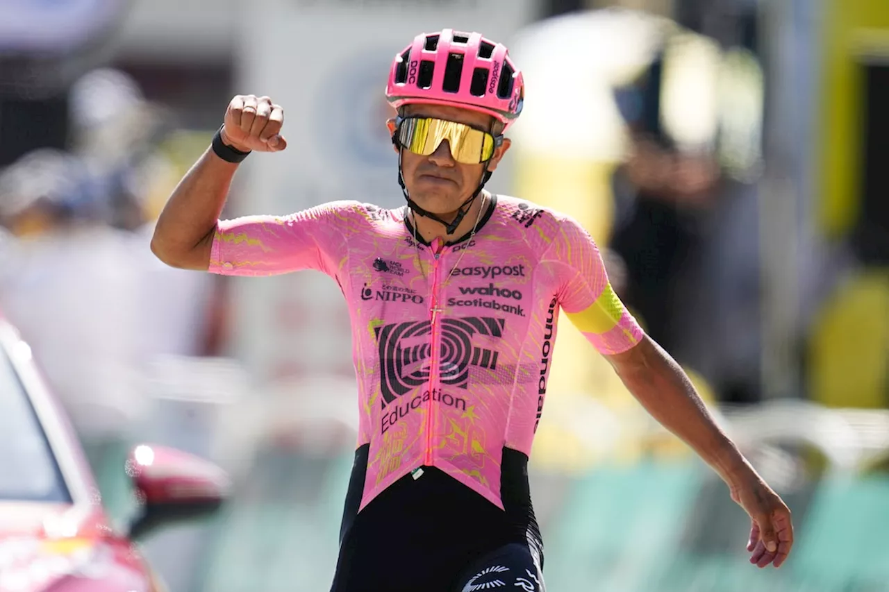 Carapaz earns his first Tour de France stage win