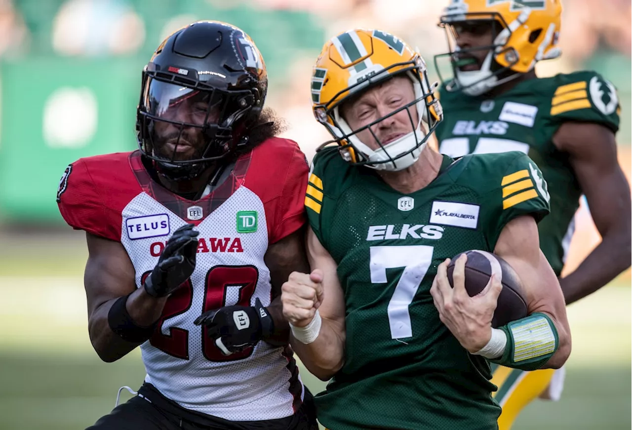 Elks, Redblacks in different places heading into Week 7 rematch