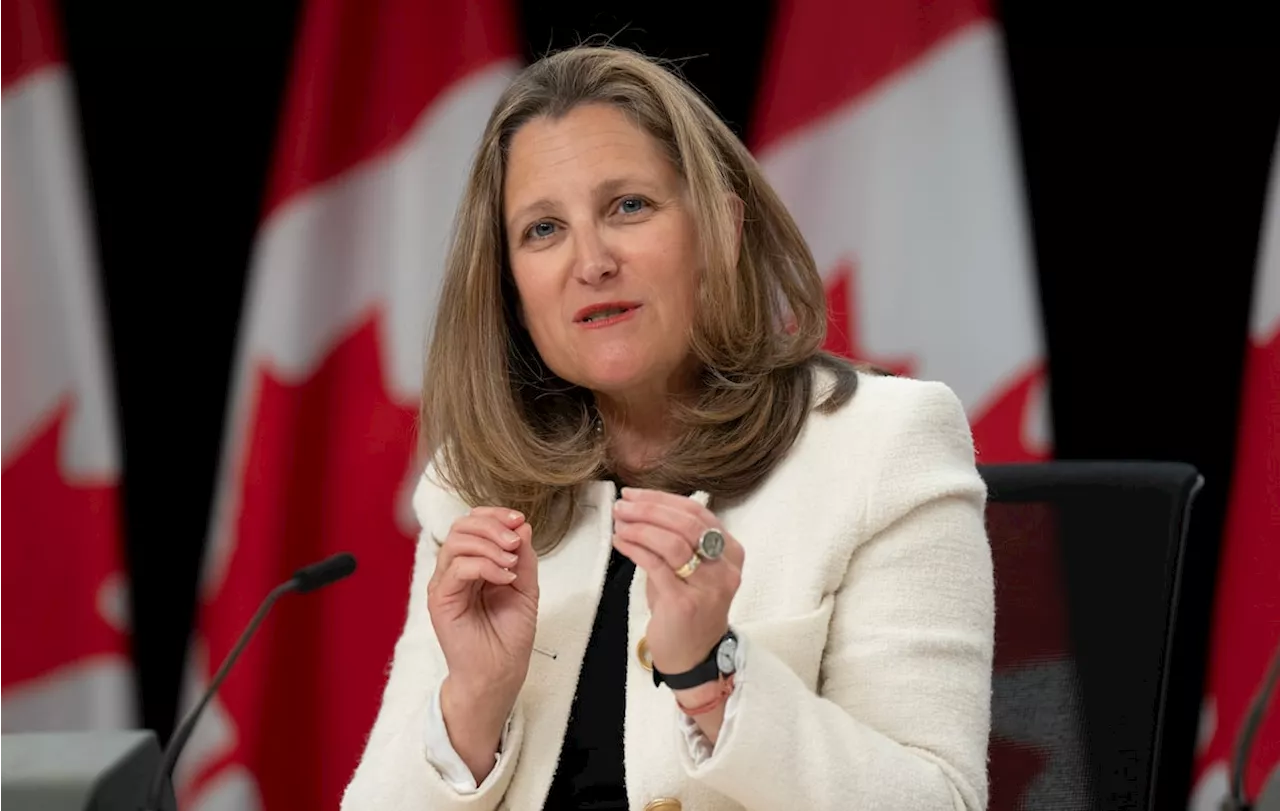 Morning Update: Chrystia Freeland’s much-discussed future