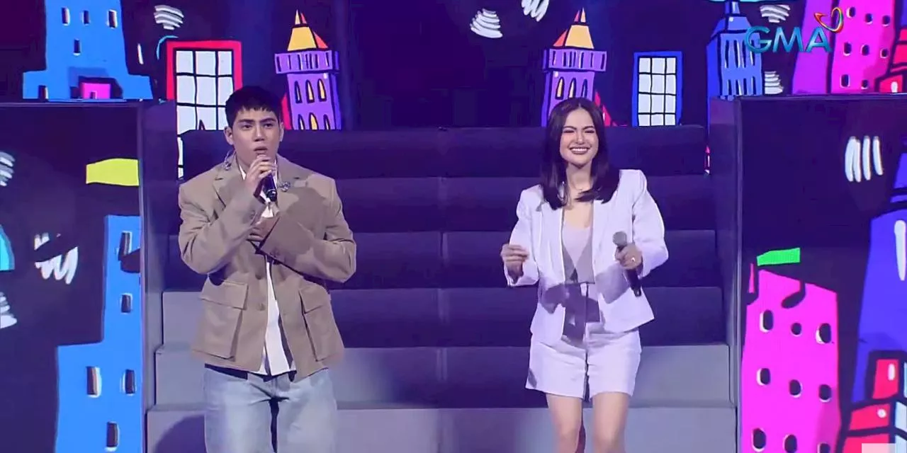 Stell of SB19 and Julie Anne San Jose delight 'TiktoClock' viewers with performance of 'Dati'