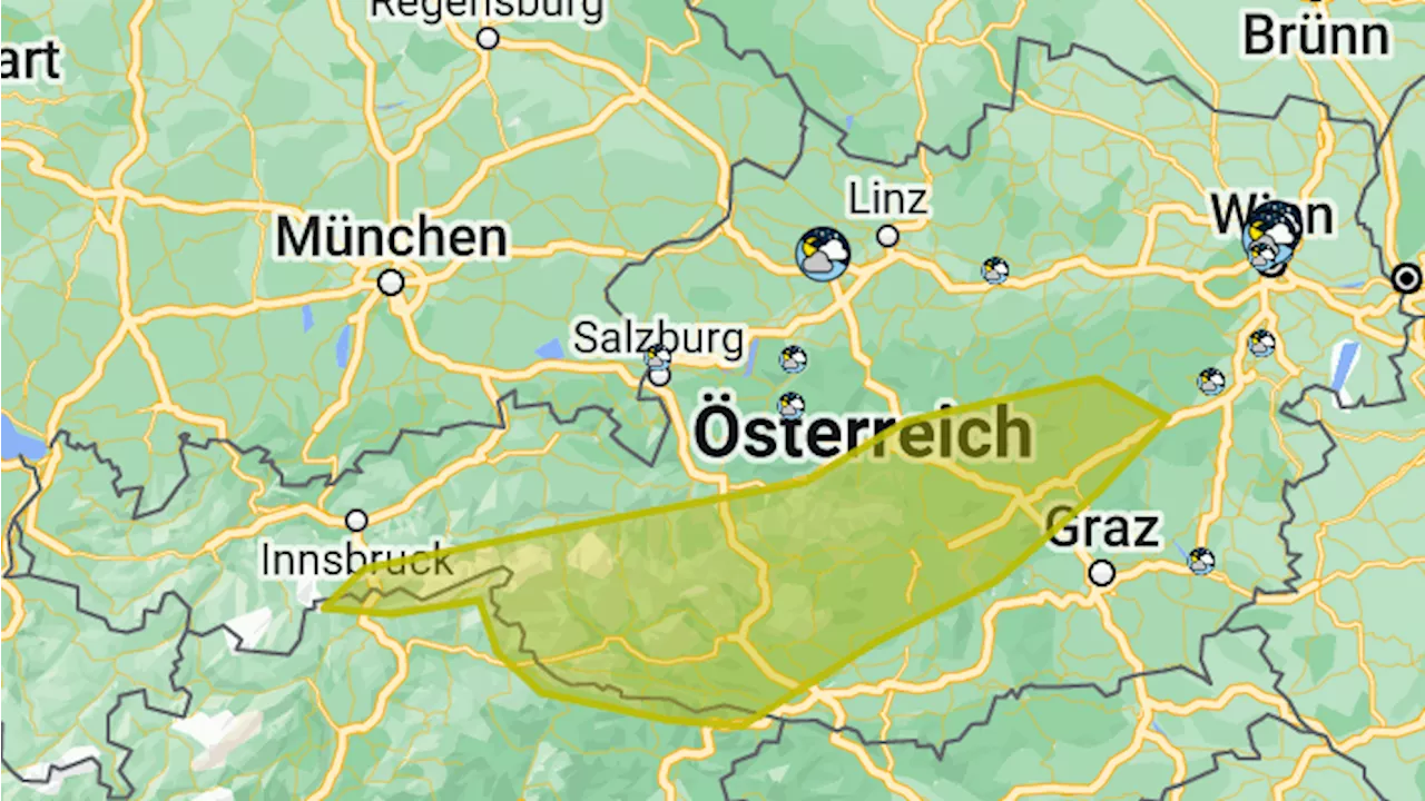 Wetterprognose für Österreich - Sintflut-Regen im Anmarsch