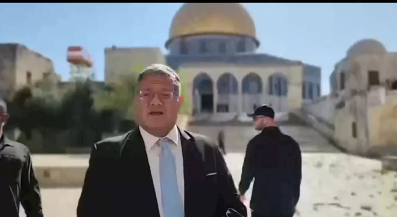 Israele, il nazionalista Ben Gvir sfida Netanyahu pregando ad Al-Aqsa