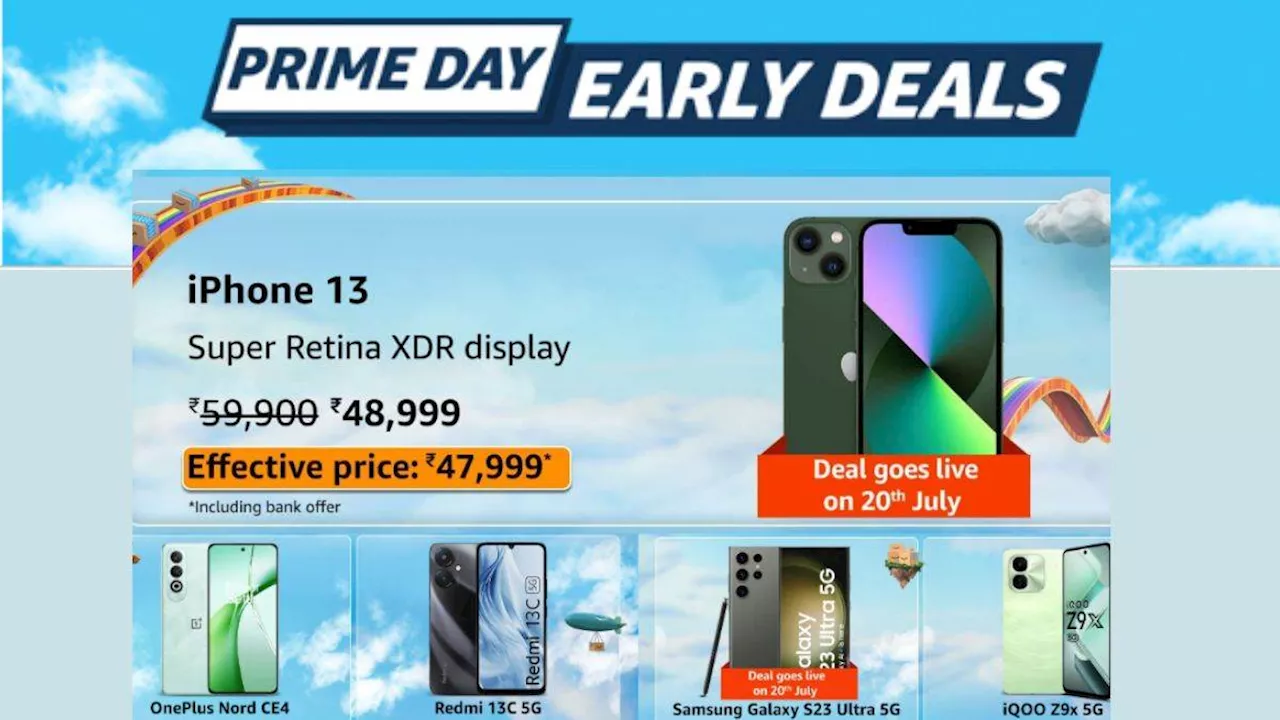 Amazon Prime Day Sale की अर्ली डील हुई LIVE, इन स्मार्टफोन पर मिल रहा धमाकेदार डिस्काउंट