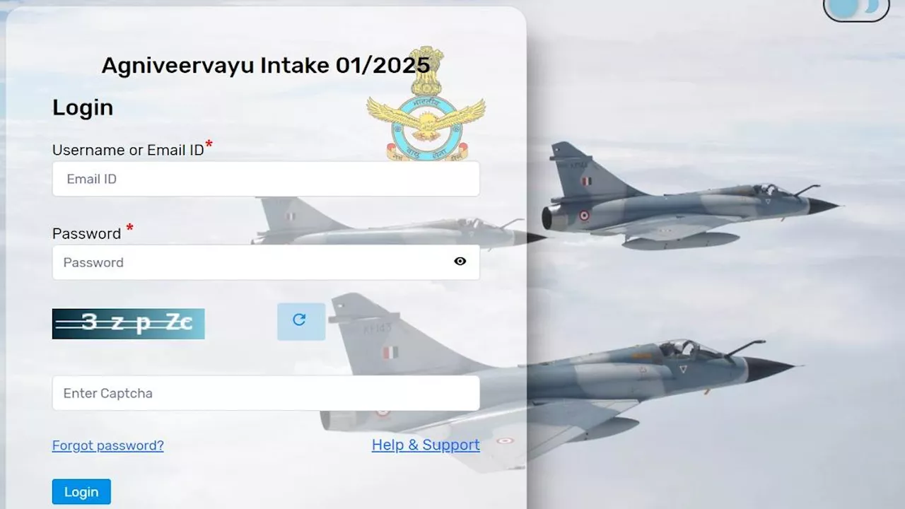 IAF Agniveervayu Admit Card: वायु सेना अग्निवीरवायु इंटेक 01/2025 परीक्षा के लिए प्रवेश पत्र जारी