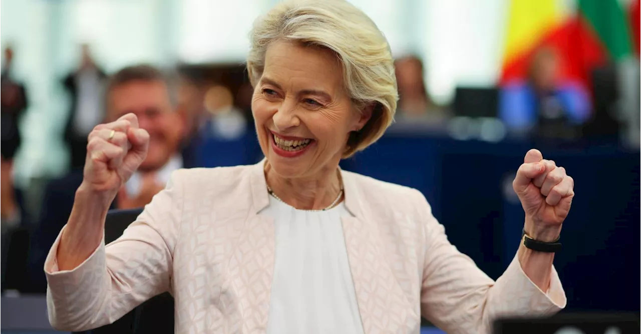 Ursula von der Leyen met verve herkozen: ‘Het cordon sanitaire houdt voorlopig stand’