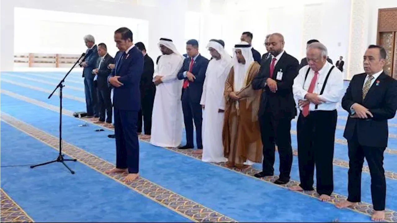 Jokowi Jadi Imam Salat di Masjid 'Presiden Joko Widodo' di Abu Dhabi, Bisa Tampung 2.500 Jemaah