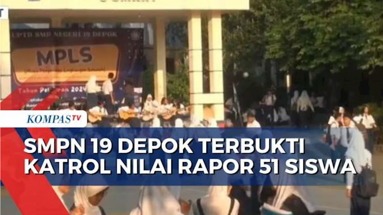 Penggelembungan Nilai Rapor, 51 Siswa SMPN 19 Depok Batal Masuk SMA Negeri