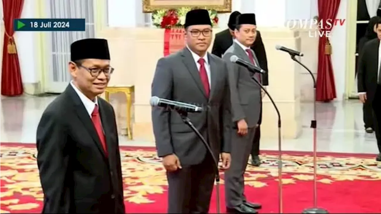 Wapres Berharap 3 Wamen yang Baru Dilantik Jokowi Bisa Kerja Lebih Baik dan Responsif