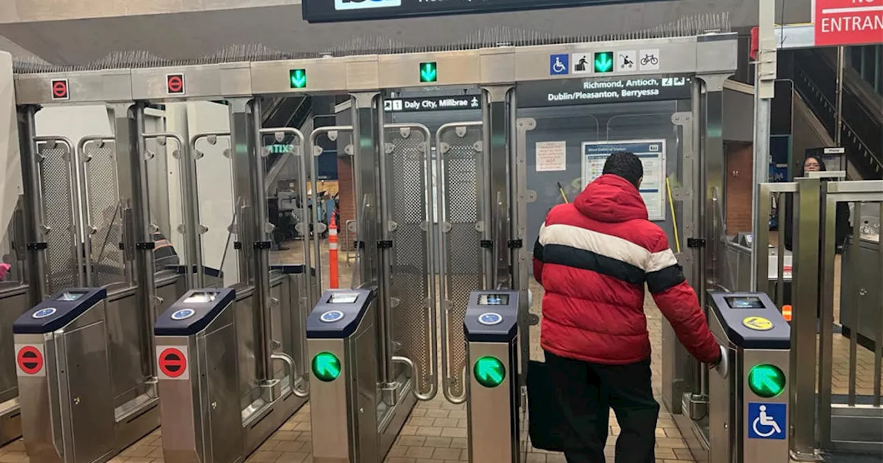 BART begins fare gate replacement at San Francisco Civic Center station