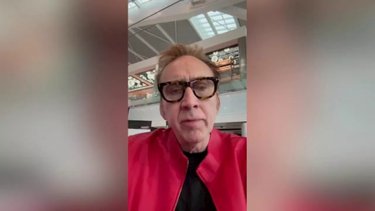 Nicolas Cage dà forfait al Taormina Film Festival: 'A casa le cose vanno male'