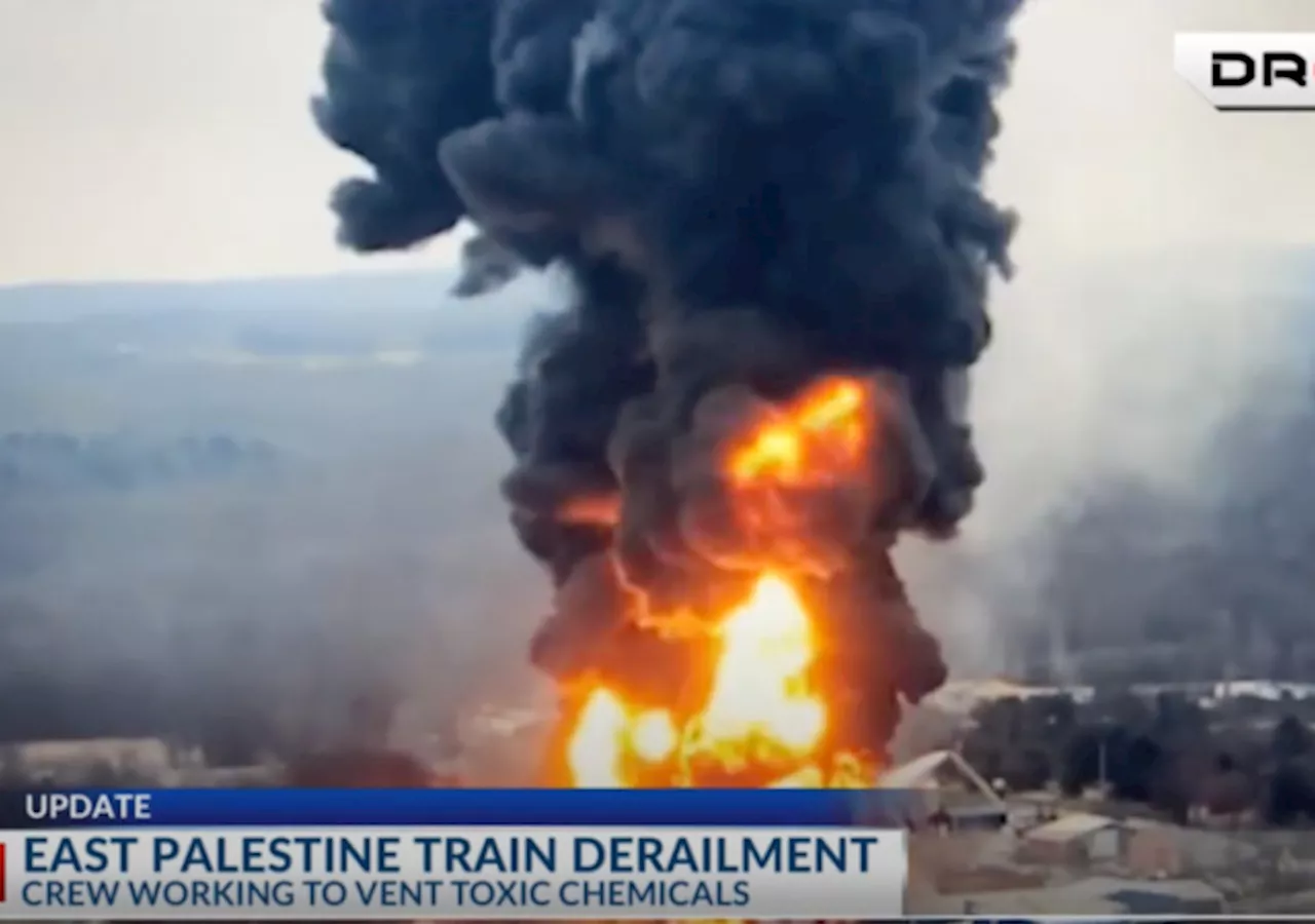 National Transportation Safety Board: “Vent and Burn” of Derailed Train in East Palestine ‘Wasn’t Needed’