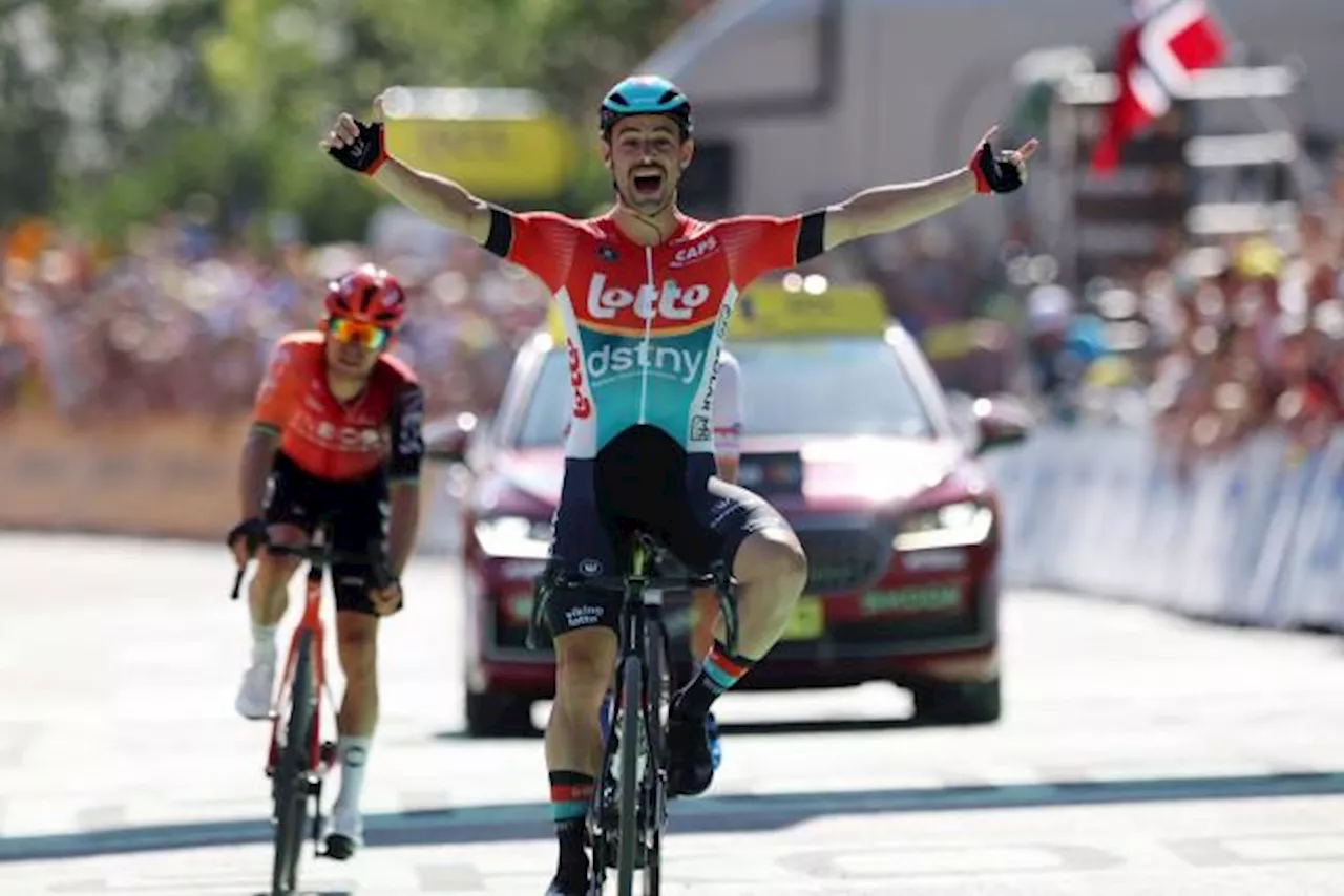 Campenaerts remporte la 18e étape du Tour de France après une longue échappée devant Vercher