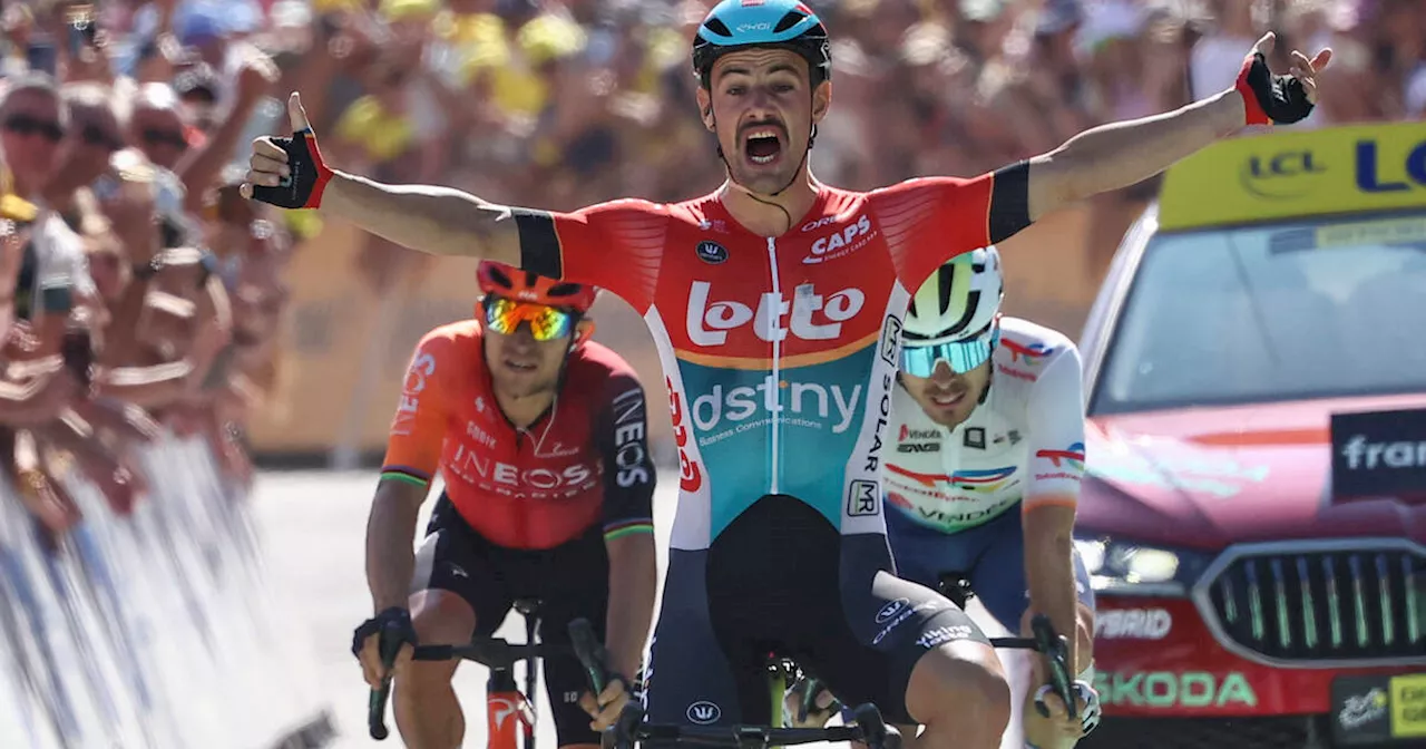 Tour de France 2024 : Victor Campenaerts prend la poudre d’escampette jusqu’à Barcelonnette