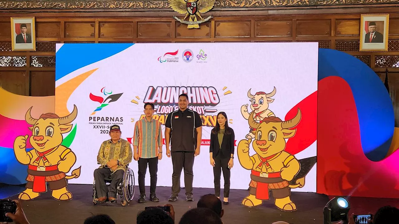 Kerbau Pakai Blangkon Jadi Maskot Pekan Paralimpiade Nasional 2024