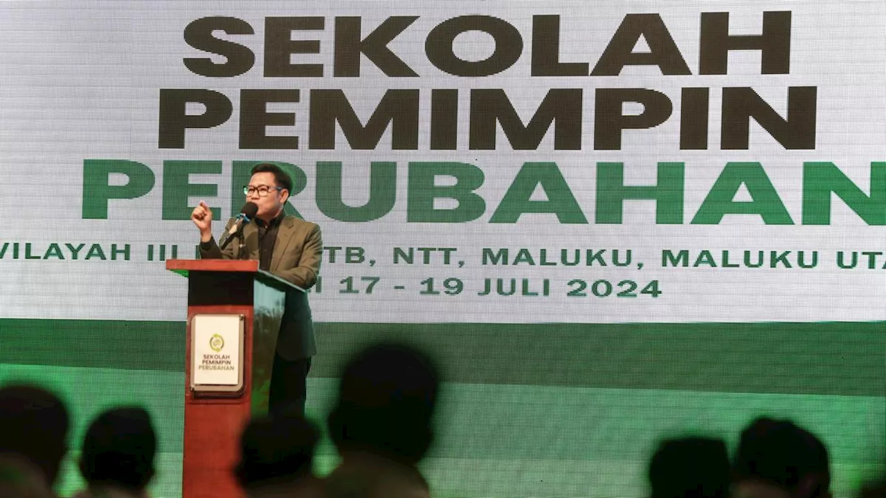 Sekolah Pemimpin Perubahan, Cak Imin Ingin PKB Lahirkan Politisi Negarawan